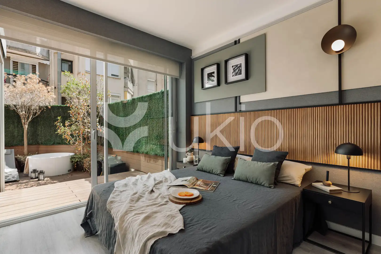 Bedroom of Apartments for rent in Barcelona  with Air Conditioner, Heating and Terrace