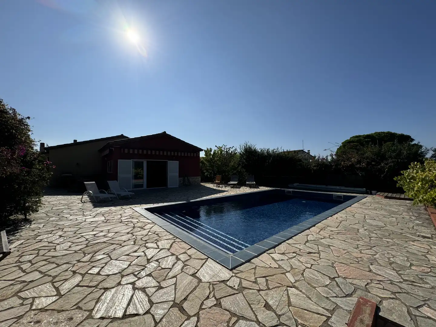 Piscina de Casa o xalet en venda en Santa Cristina d'Aro amb Calefacció, Jardí privat i Terrassa