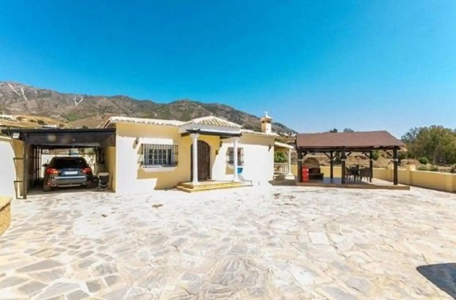 Vista exterior de Finca rústica en venta en Mijas con Piscina