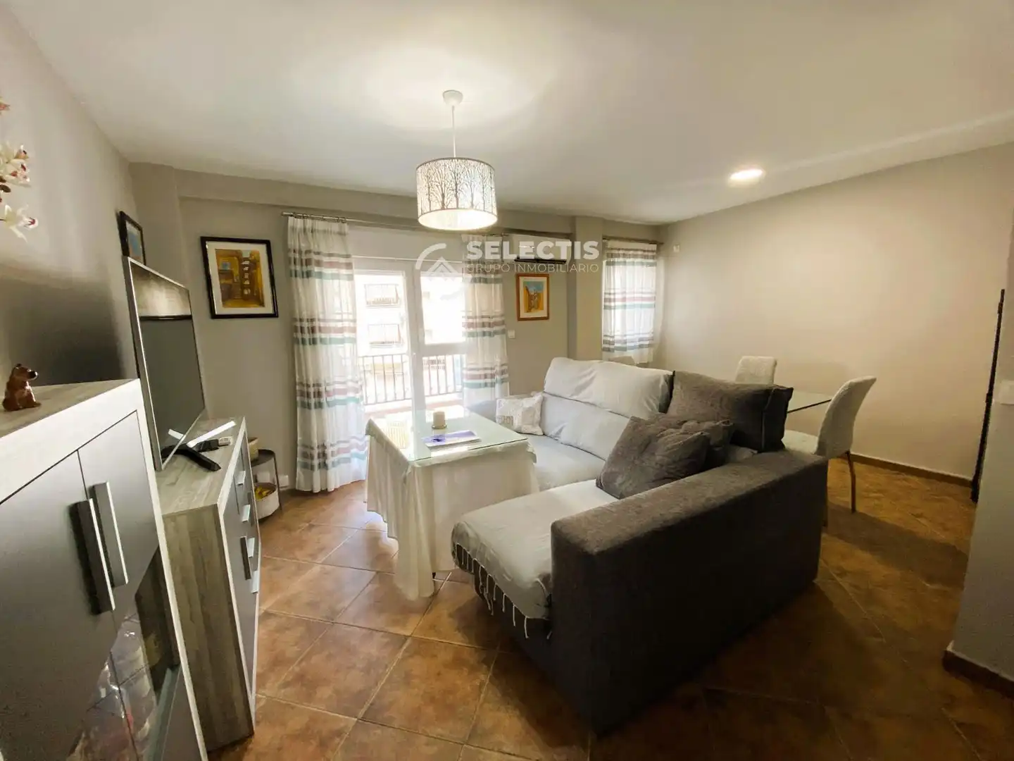 Sala de estar de Piso en venta en Huelva con Aire acondicionado, Terraza y Balcón