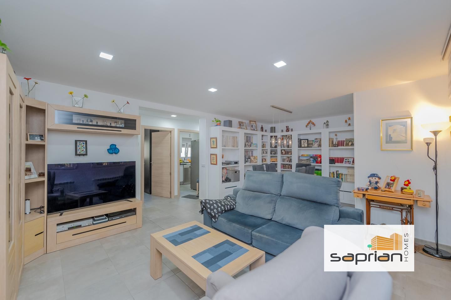 Living room of Planta baja for sale in  Madrid Capital  with Heating and Storage room