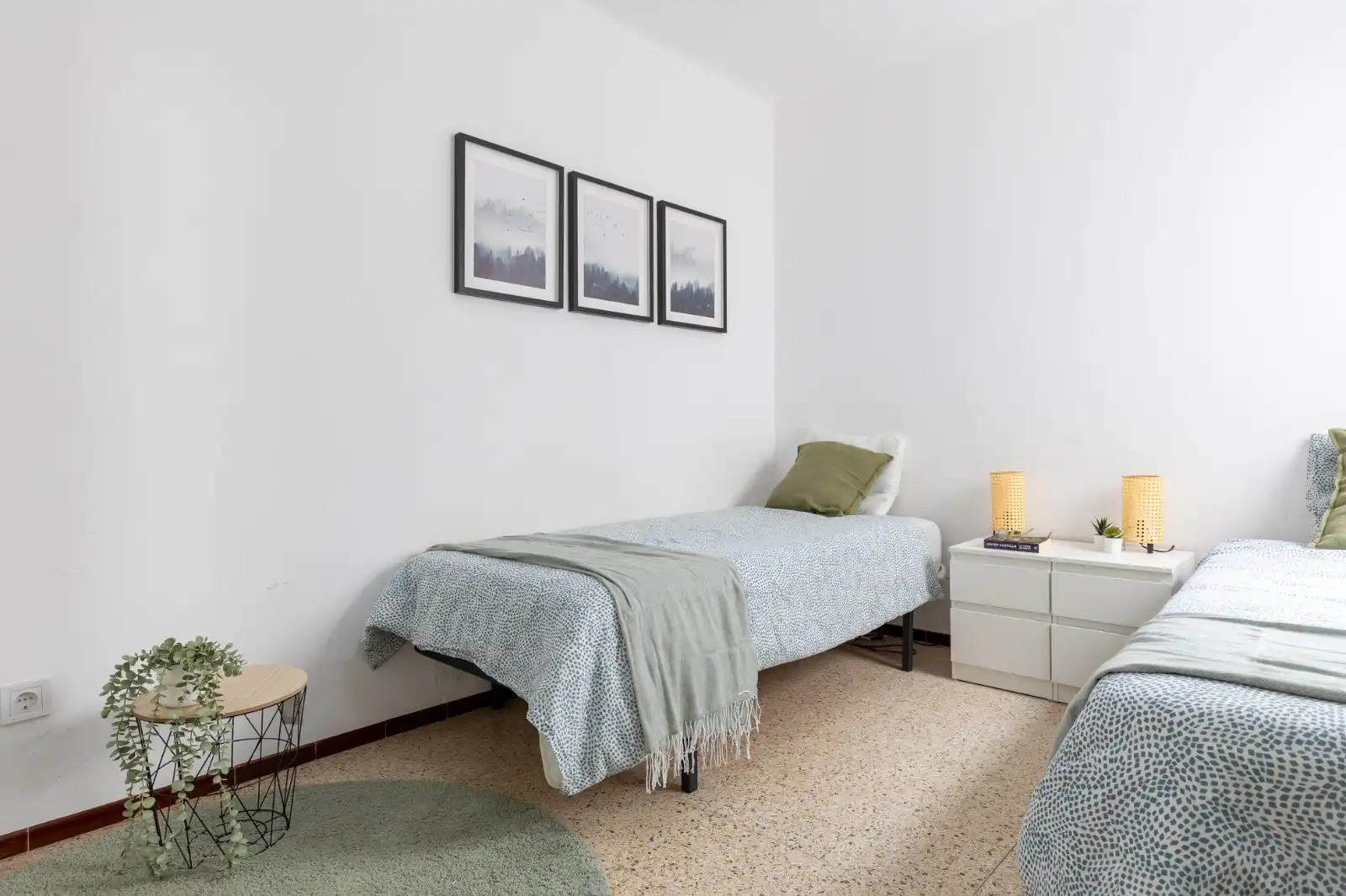 Bedroom of Flat for rent in Terrassa  with Furnished, Oven and Washing machine