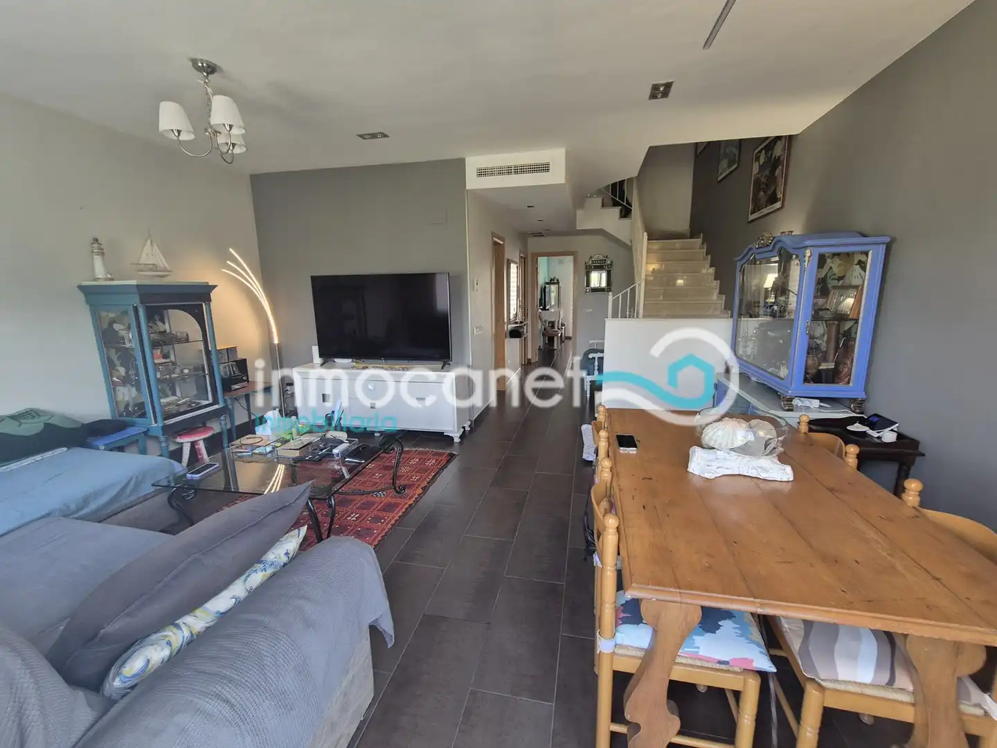 Sala de estar de Casa o chalet en venta en Potries con Aire acondicionado, Terraza y Trastero