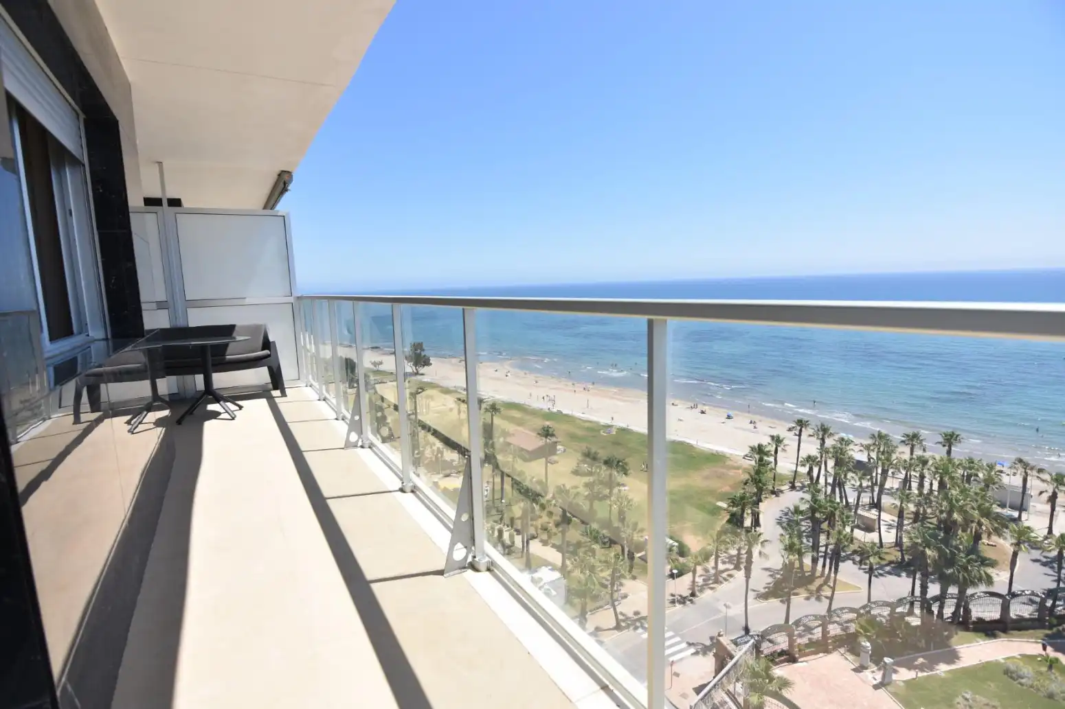 Terrace of Flat for sale in Oropesa del Mar / Orpesa  with Air Conditioner, Heating and Private garden