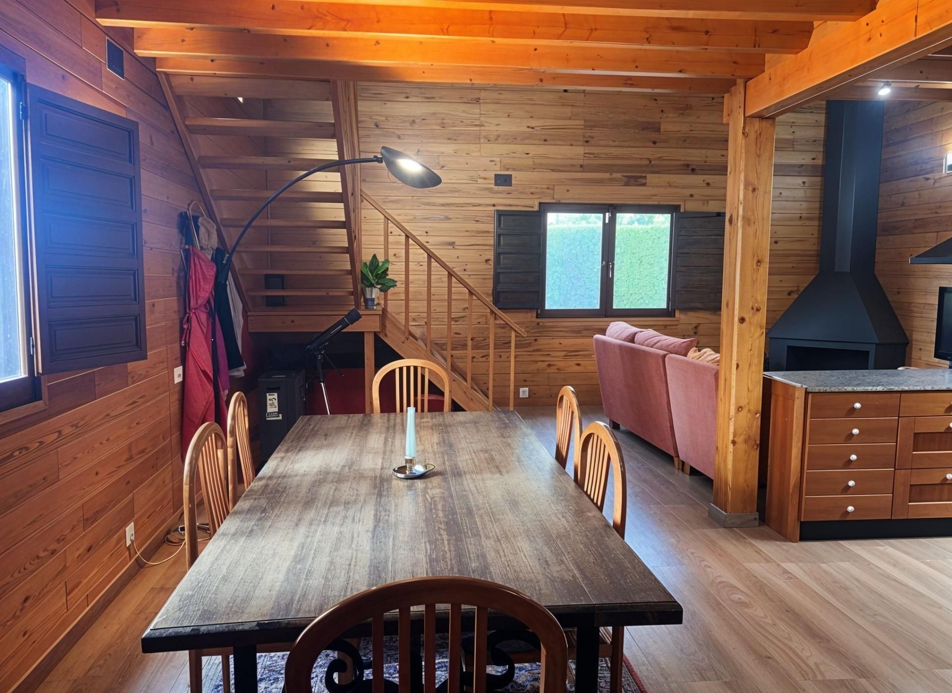 Comedor de Finca rústica en venta en Prades con Jardín privado, Parquet y Terraza