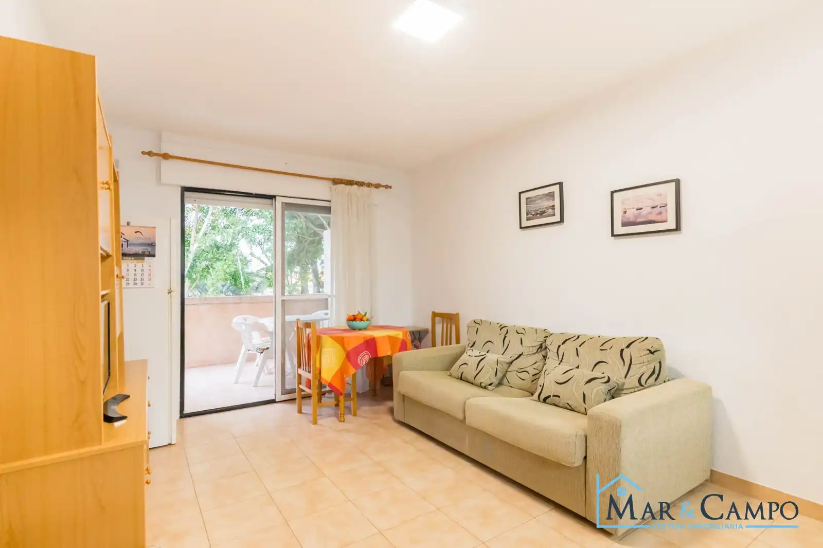 Sala d'estar de Apartament en venda en Los Alcázares amb Terrassa, Moblat i Balcó
