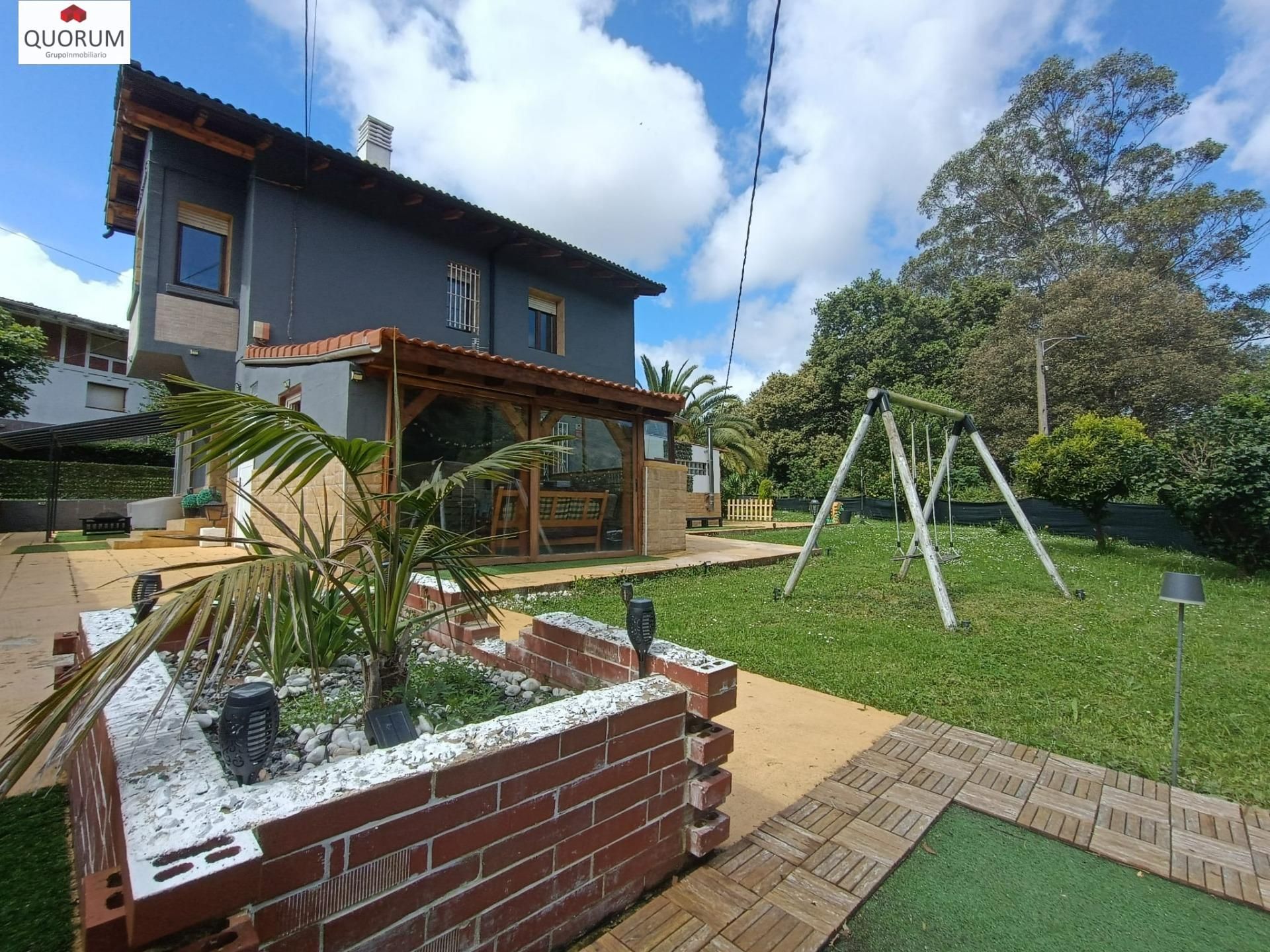 Garden of House or chalet for sale in Abanto y Ciérvana-Abanto Zierbena  with Heating, Private garden and Terrace
