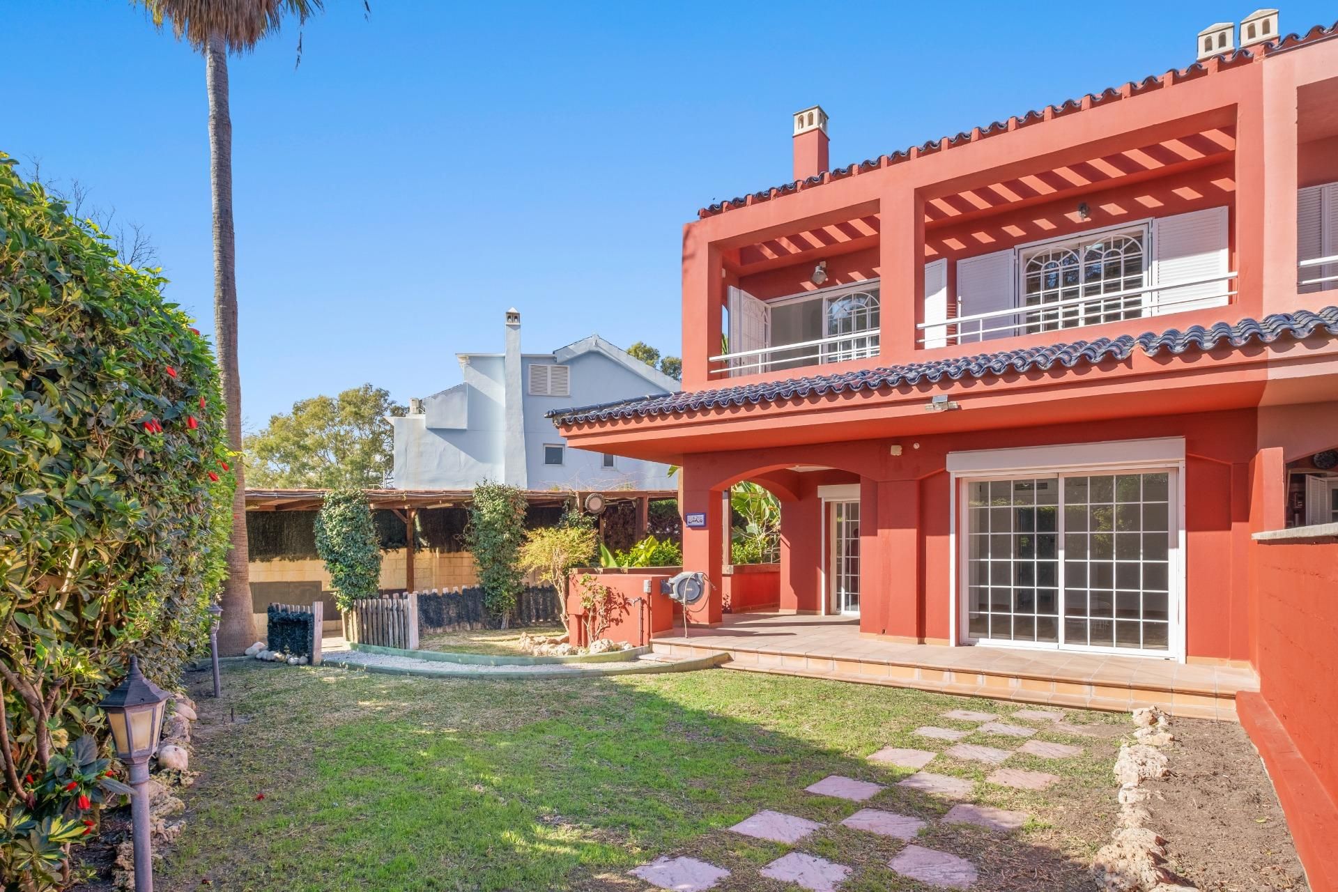 Garden of Single-family semi-detached for sale in Málaga Capital  with Air Conditioner, Private garden and Parquet flooring