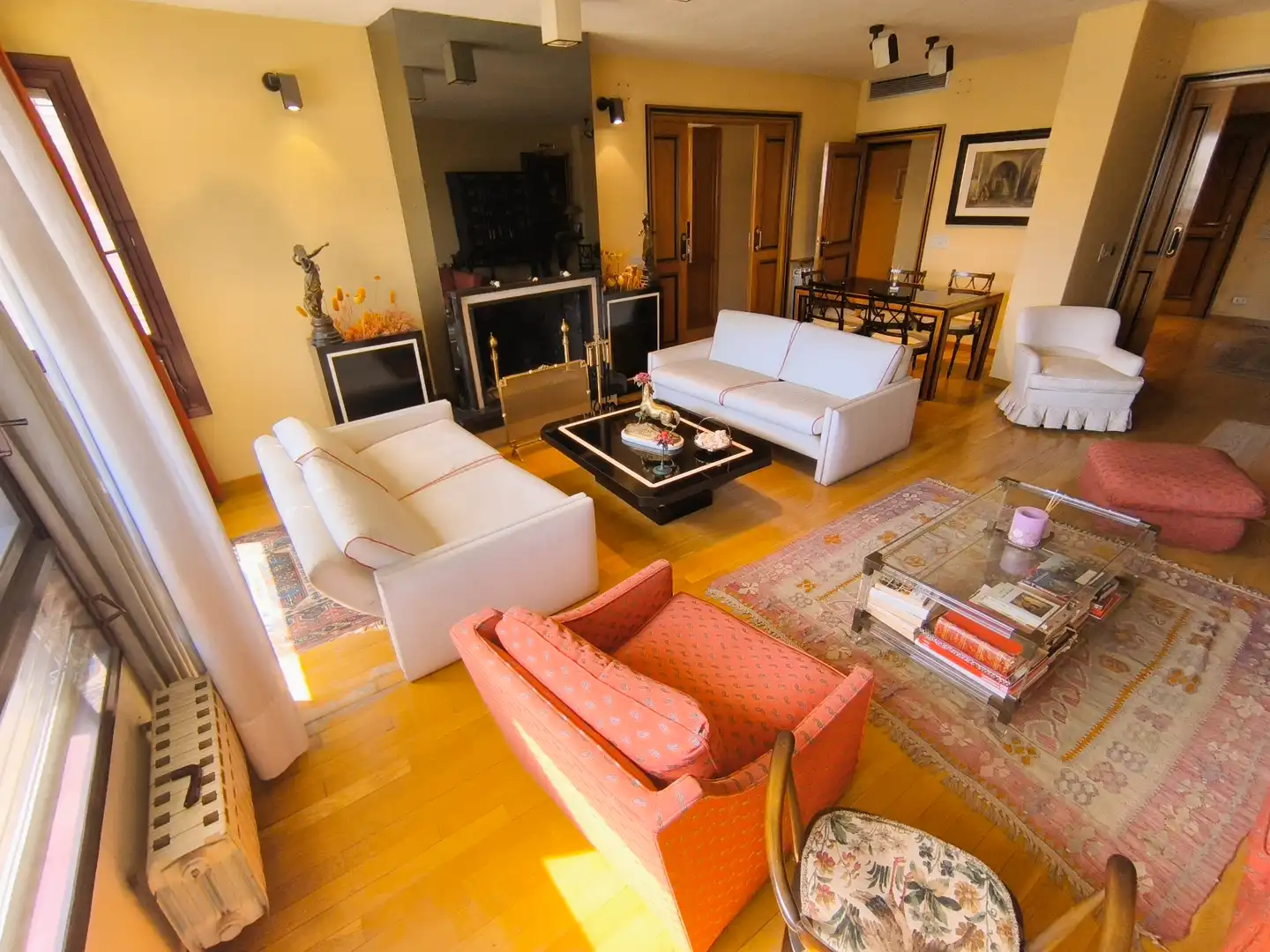 Wohnzimmer von Wohnung zum Verkauf in Palencia mit Klimaanlage, Heizung und Parkett
