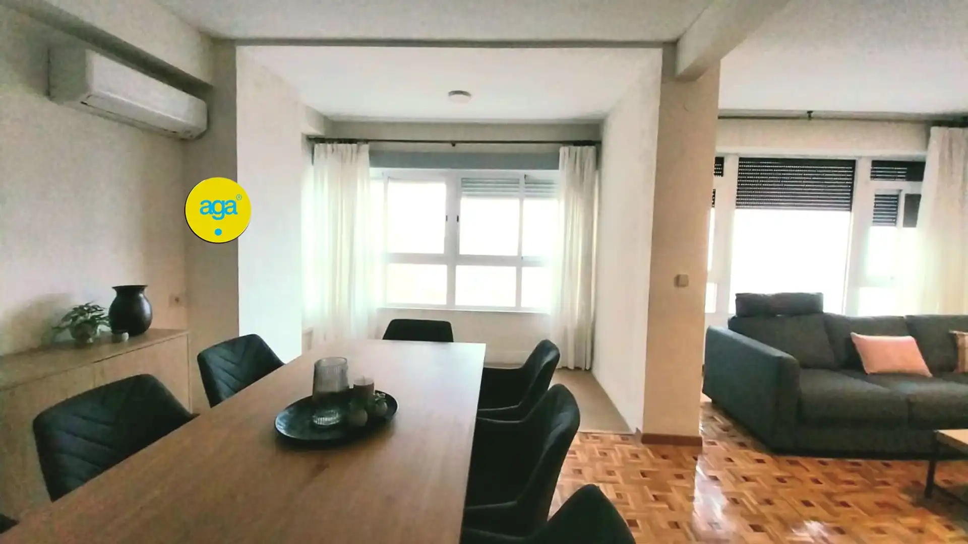 Dining room of Flat for rent in  Jaén Capital  with Air Conditioner, Heating and Parquet flooring