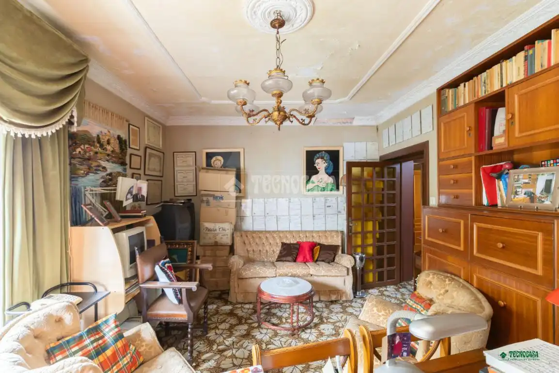 Sala de estar de Casa adosada en venta en Almería con Jardín privado y Terraza