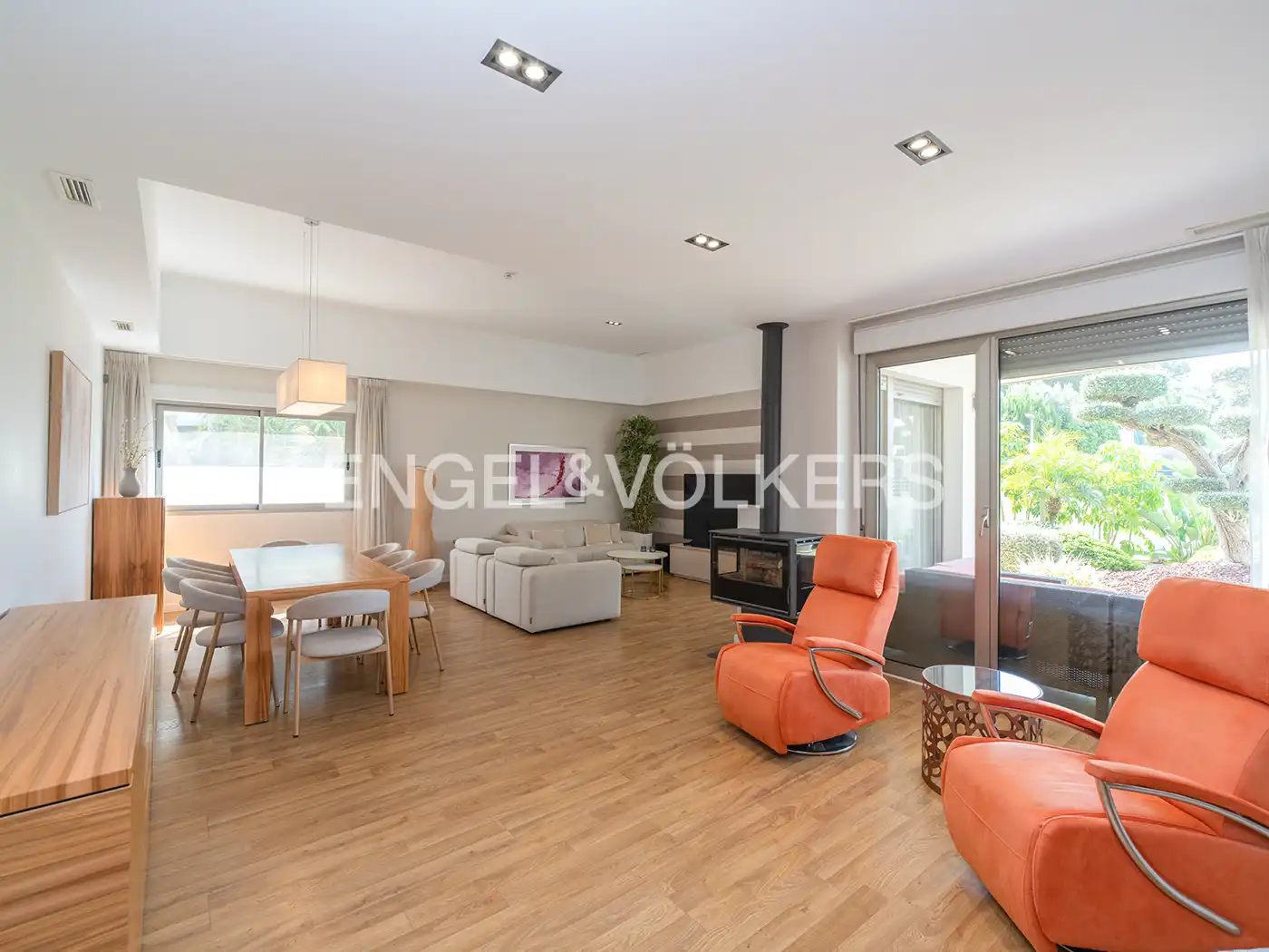 Sala de estar de Casa o chalet en venta en Santa Pola con Aire acondicionado, Calefacción y Jardín privado