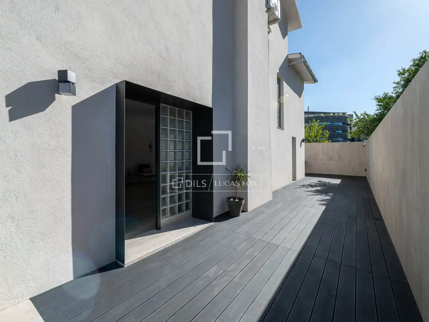 Terrasse von Haus oder Chalet zum Verkauf in La Moraleja mit Klimaanlage, Heizung und Privatgarten
