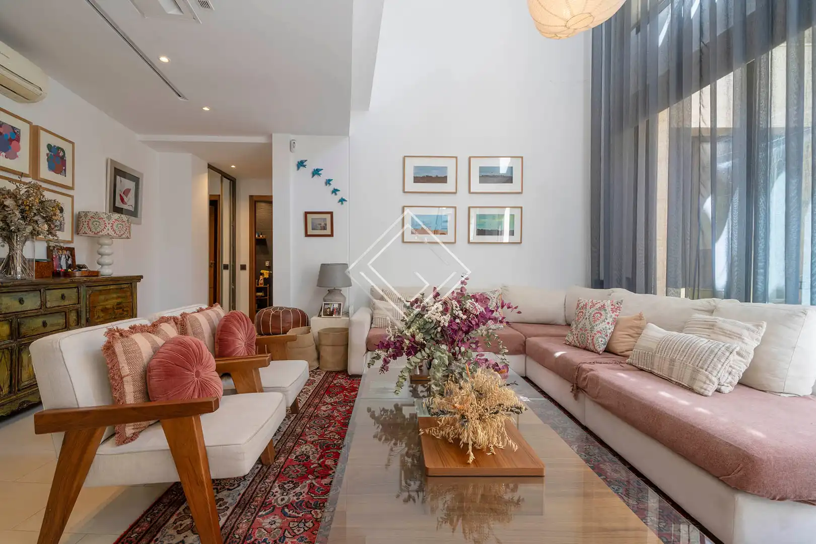 Sala d'estar de Casa o xalet en venda en Madrid amb Aire condicionat, Calefacció i Terrassa
