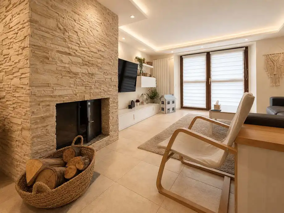 Sala de estar de Casa o chalet en venta en Vitoria - Gasteiz con Calefacción, Jardín privado y Amueblado