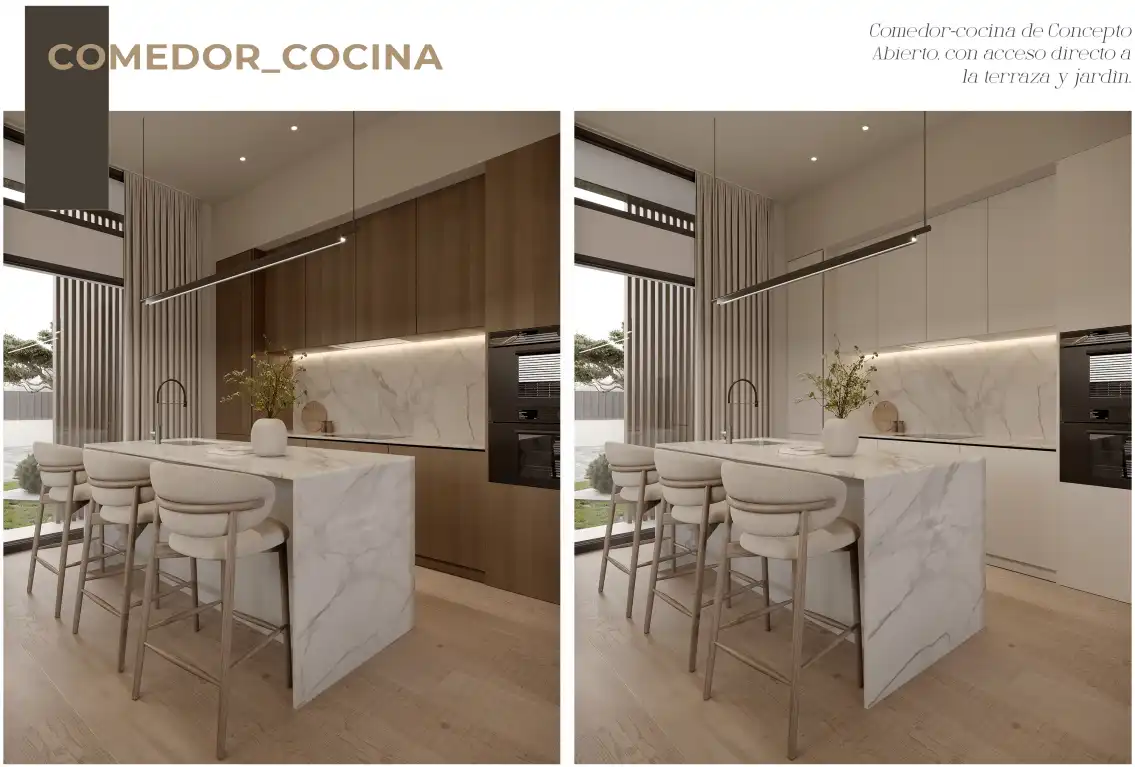 Cocina de Casa o chalet en venta en San Román de los Montes con Aire acondicionado, Calefacción y Jardín privado