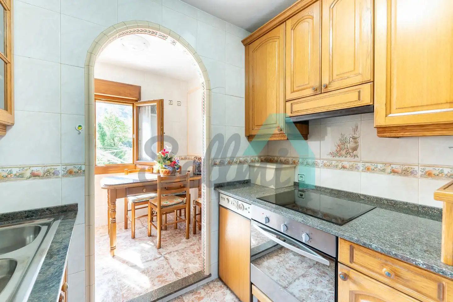 Kitchen of Flat for sale in San Martín del Rey Aurelio  with Heating, Parquet flooring and Storage room