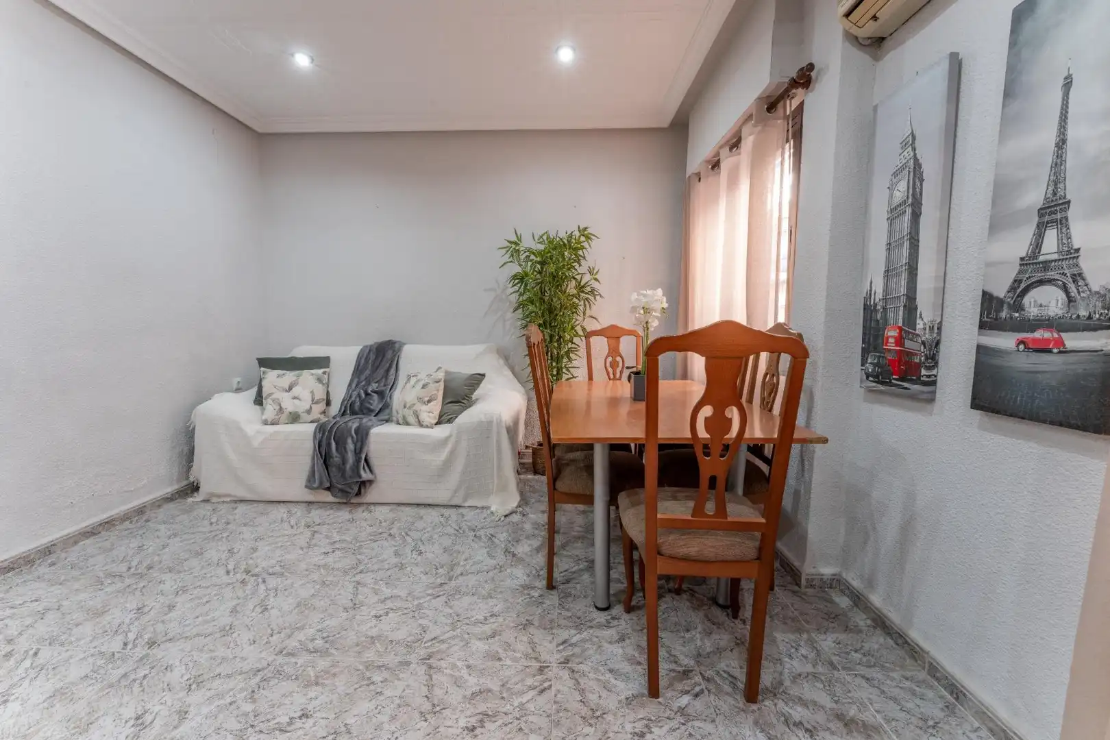 Sala d'estar de Pis en venda en Elche / Elx amb Aire condicionat i Calefacció