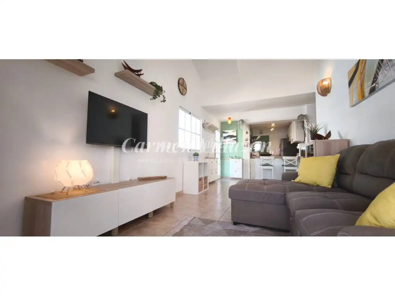 Sala d'estar de Casa o xalet en venda en Antigua amb Jardí privat, Terrassa i Moblat