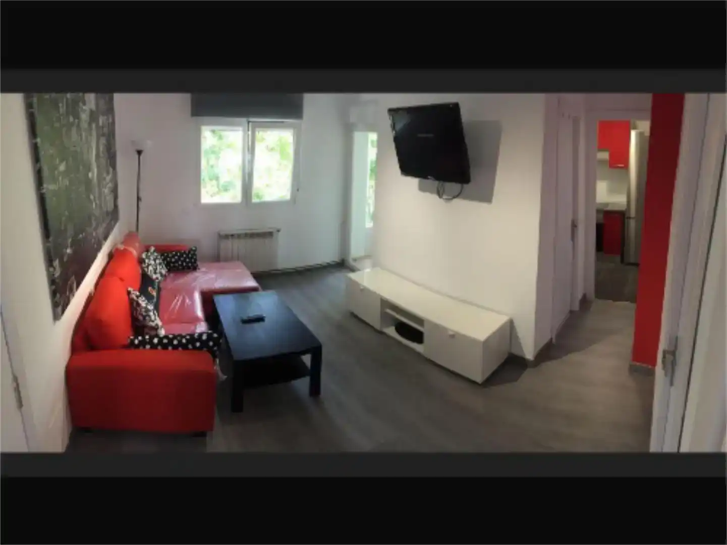 Wohnzimmer von Wohnung zur Miete in  Madrid Capital mit Klimaanlage