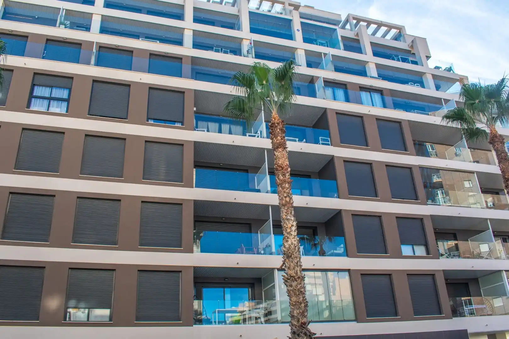 Vista exterior de Apartament en venda en Calpe / Calp amb Terrassa, Moblat i Piscina comunitària
