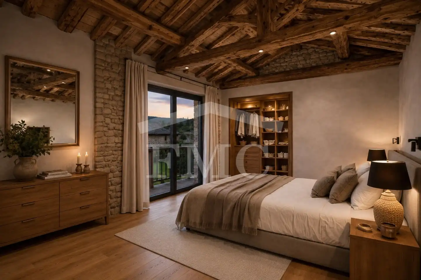 Dormitori de Casa o xalet en venda en Llívia amb Calefacció, Jardí privat i Parquet