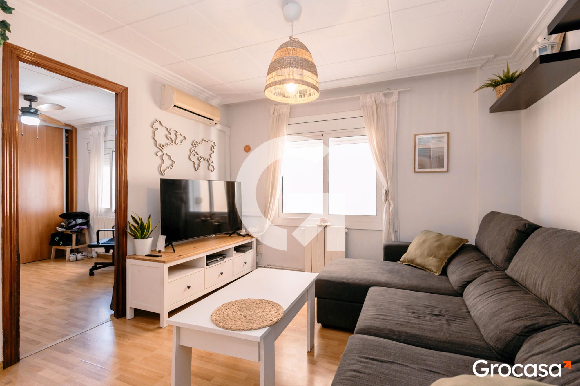 Living room of Flat for sale in El Prat de Llobregat  with Air Conditioner, Heating and Oven