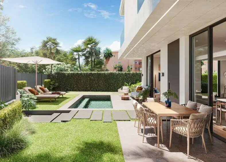 Terraza de Casa o chalet en venta en Málaga con Aire acondicionado, Jardín privado y Terraza