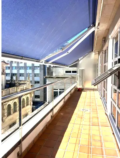 Terraza de Piso de alquiler en Vigo  con Terraza, Trastero y Amueblado