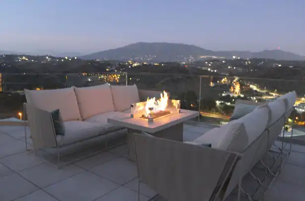 Terrasse von Maisonette zum Verkauf in Mijas mit Klimaanlage, Terrasse und Möbliert