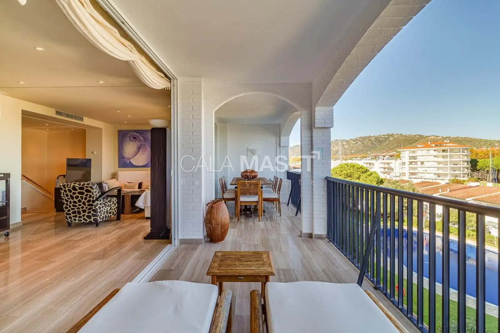 Terrassa de Dúplex en venda en Castell d'Aro, Platja d'Aro i s'Agaró amb Calefacció, Jardí privat i Piscina