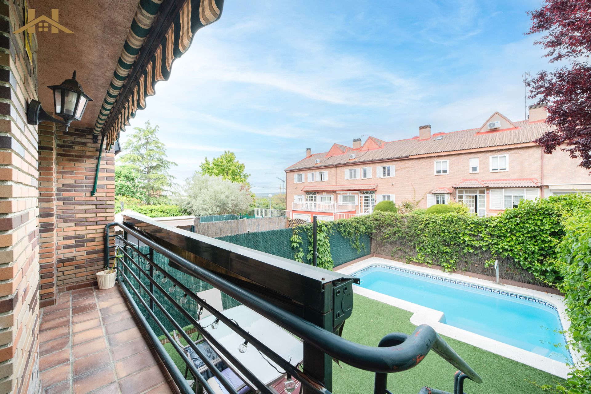 Terrassa de Casa adosada en venda en Las Rozas de Madrid