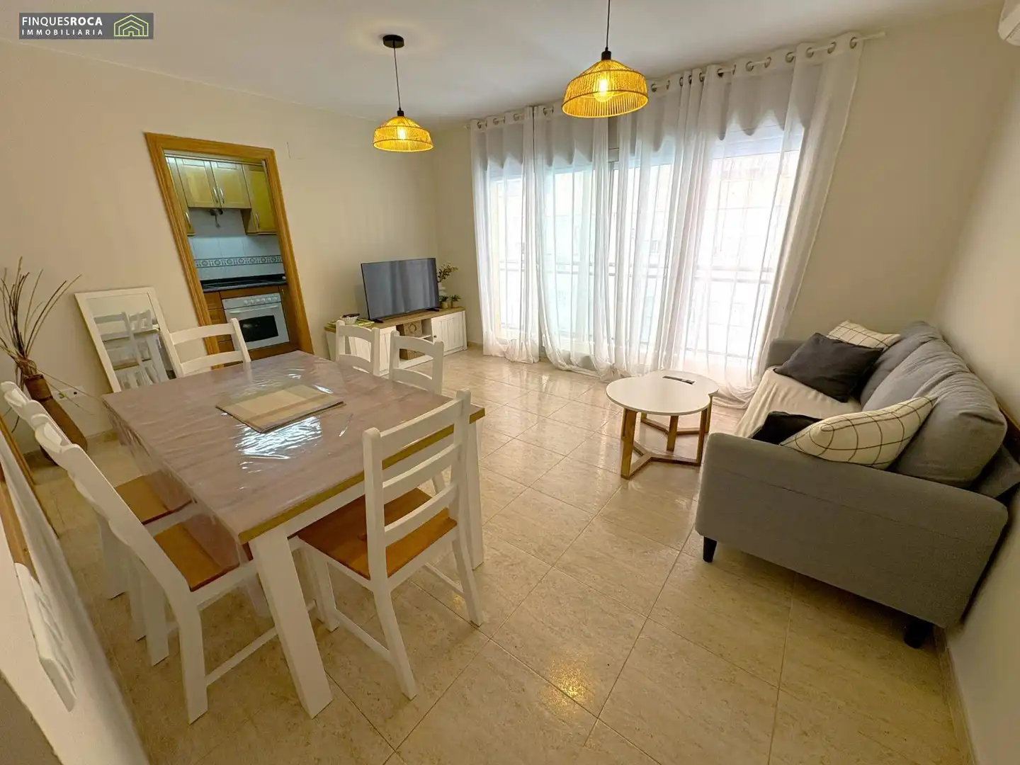 Piso con terraza en venta en Avinguda Catalunya