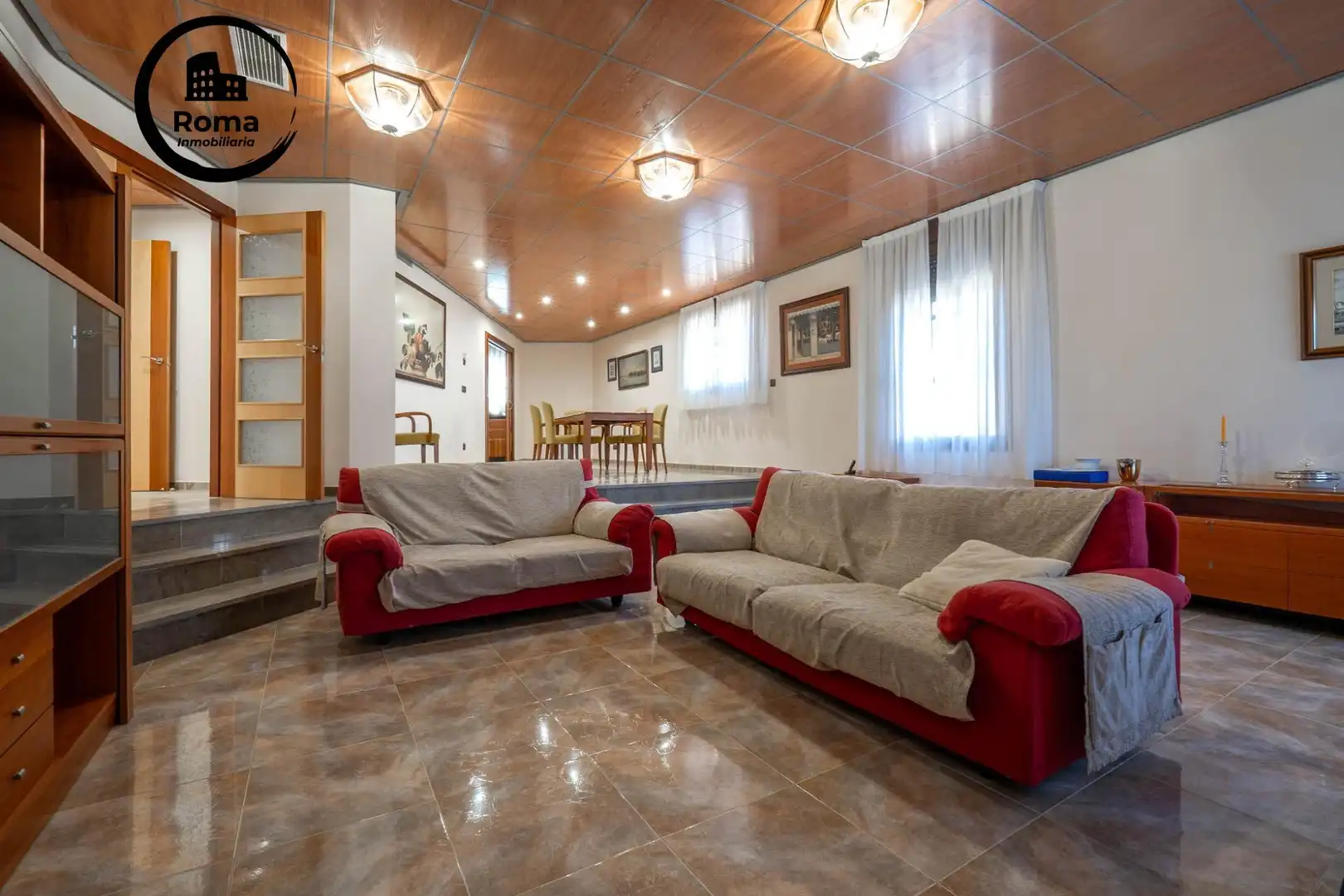 Sala d'estar de Casa o xalet en venda en Cortijo del Aire