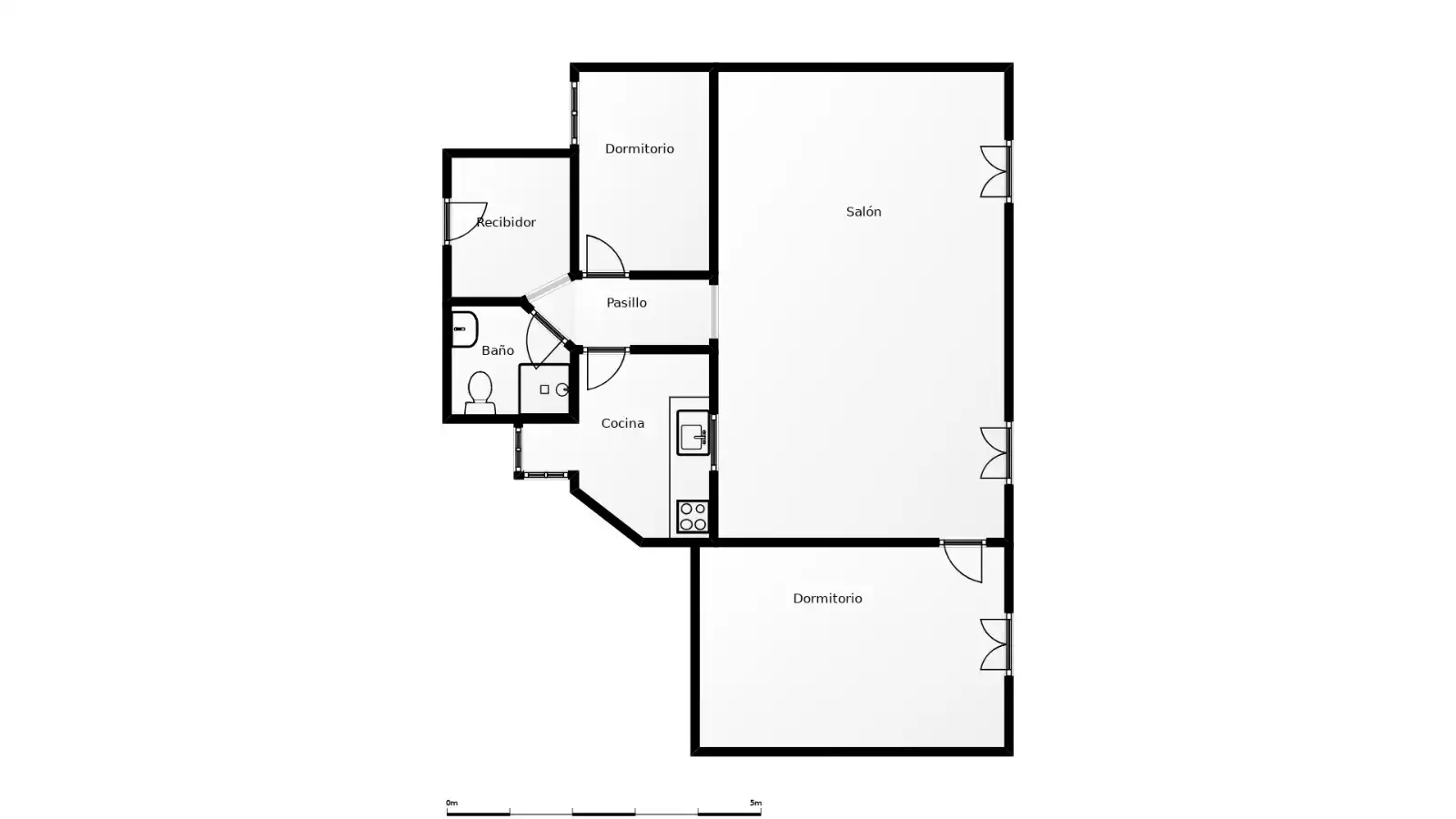 Wohnung zum Verkauf in Barcelona mit Klimaanlage, Abstellraum und Ofen