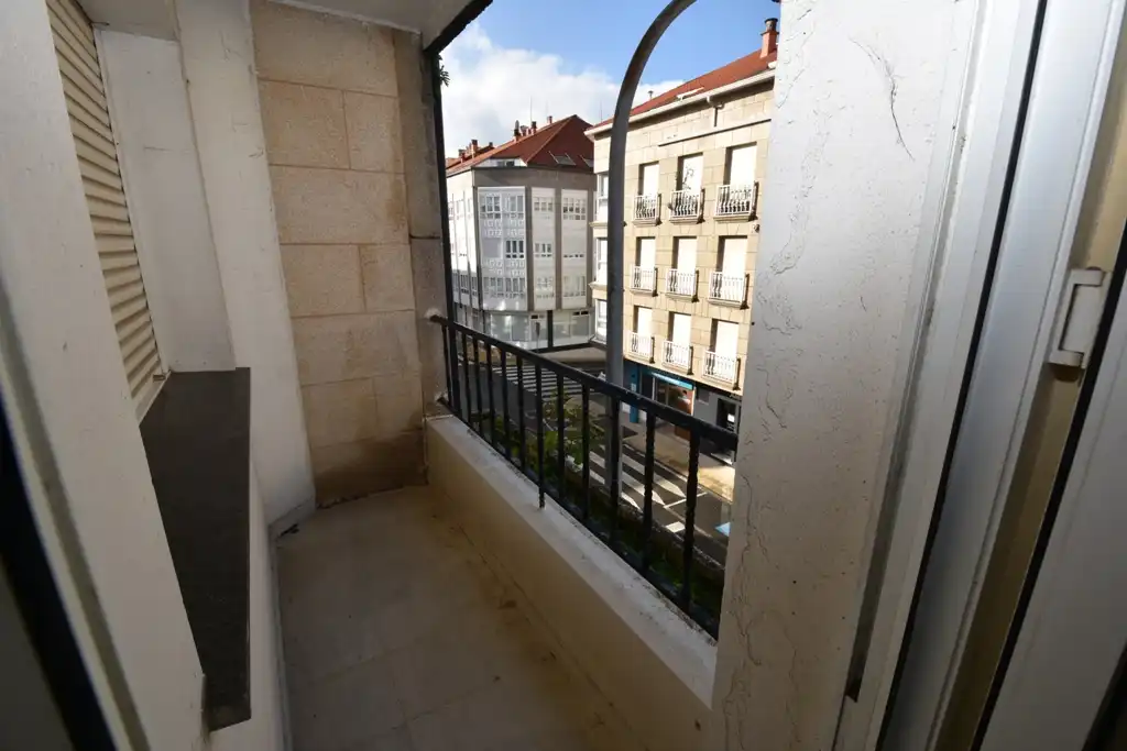 Balcony of Flat for sale in Noia, A Coruña