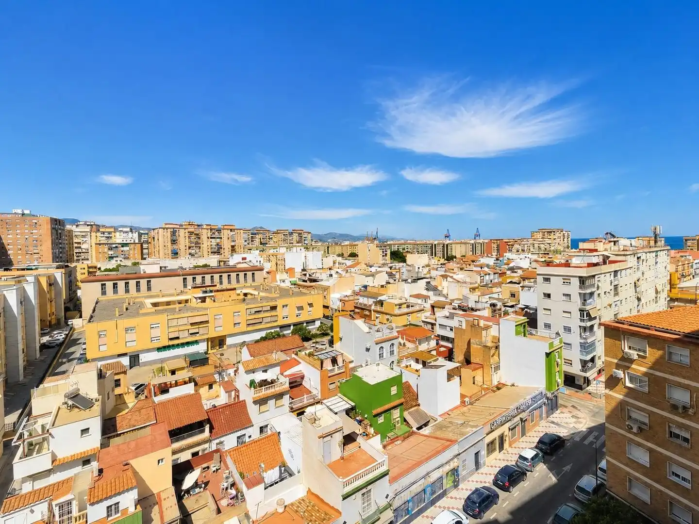 Vista exterior de Piso de alquiler en Málaga con Terraza y Amueblado