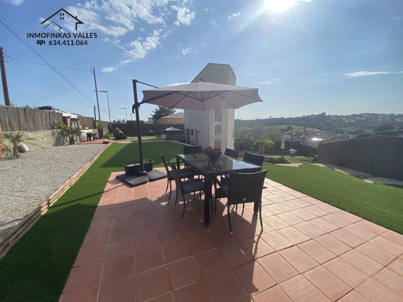 Terrassa de Casa o xalet en venda en Lliçà de Vall amb Aire condicionat, Calefacció i Jardí privat