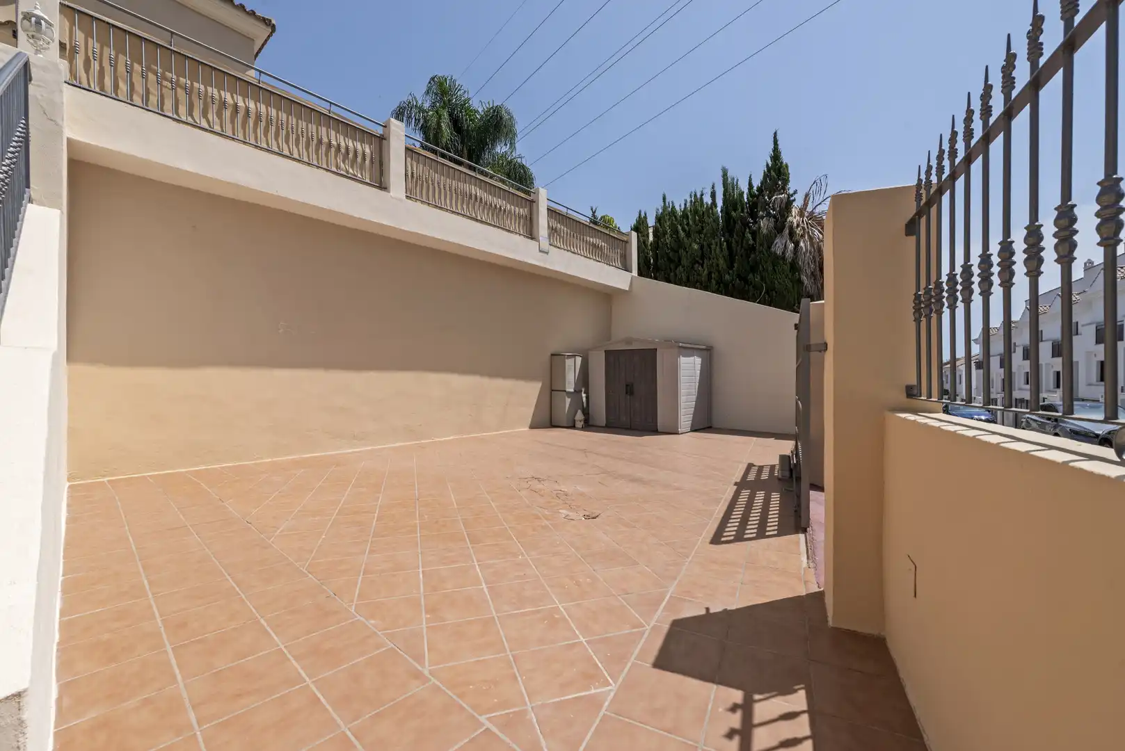 Terrasse von Haus oder Chalet zum Verkauf in Mijas mit Klimaanlage, Privatgarten und Terrasse