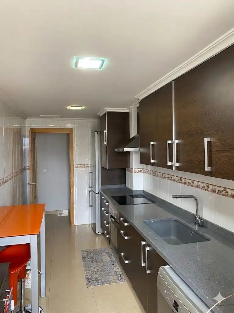 Kitchen of Flat for sale in Sueca  with Air Conditioner, Storage room and Balcony