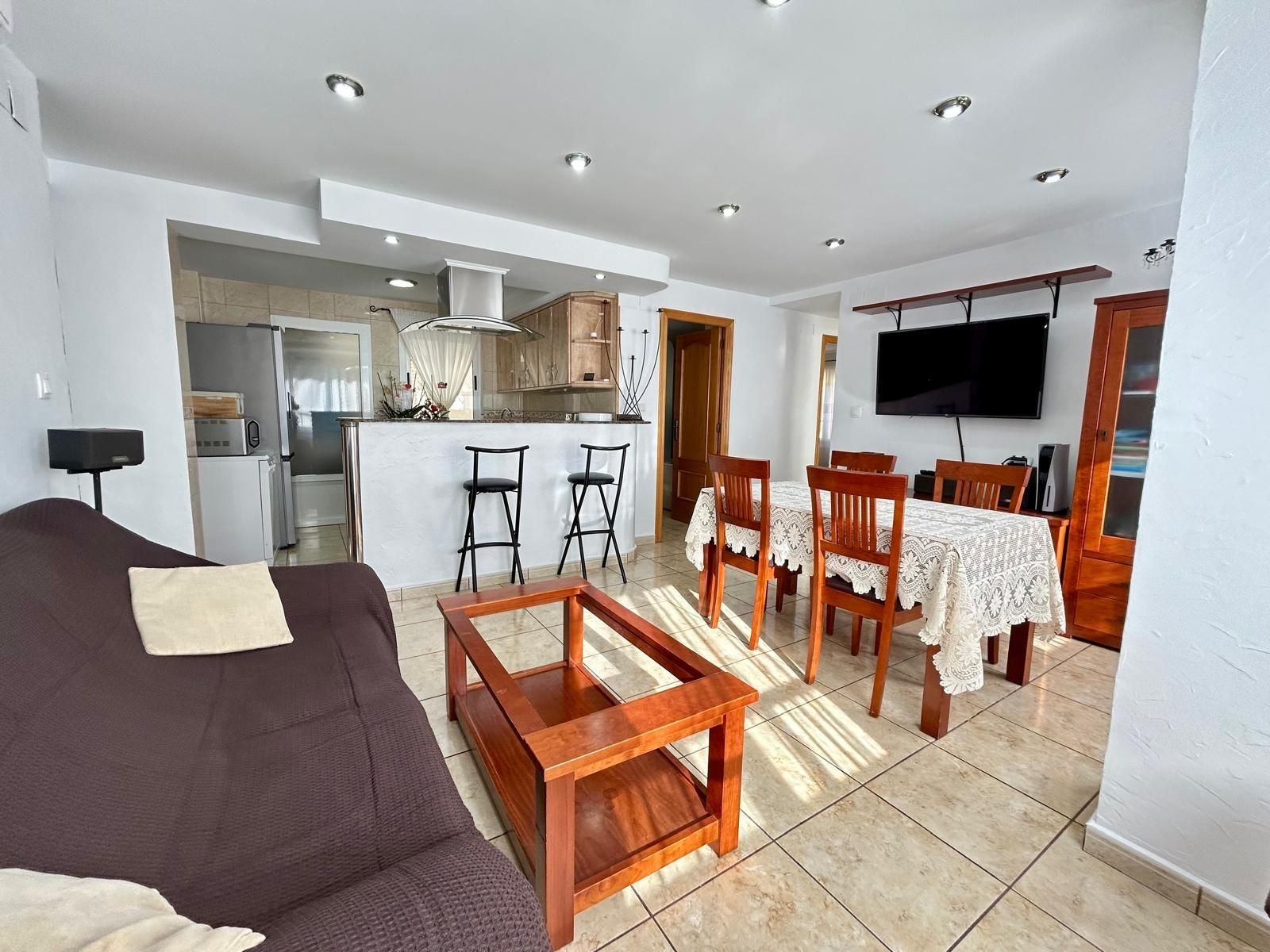 Sala d'estar de Apartament en venda en Santa Pola amb Aire condicionat, Traster i Balcó