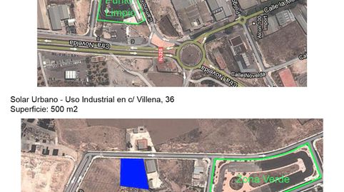 Foto 2 von Fabrik Grundstücke zum Verkauf in Calle Villena, 36, El Castillo, Aspe