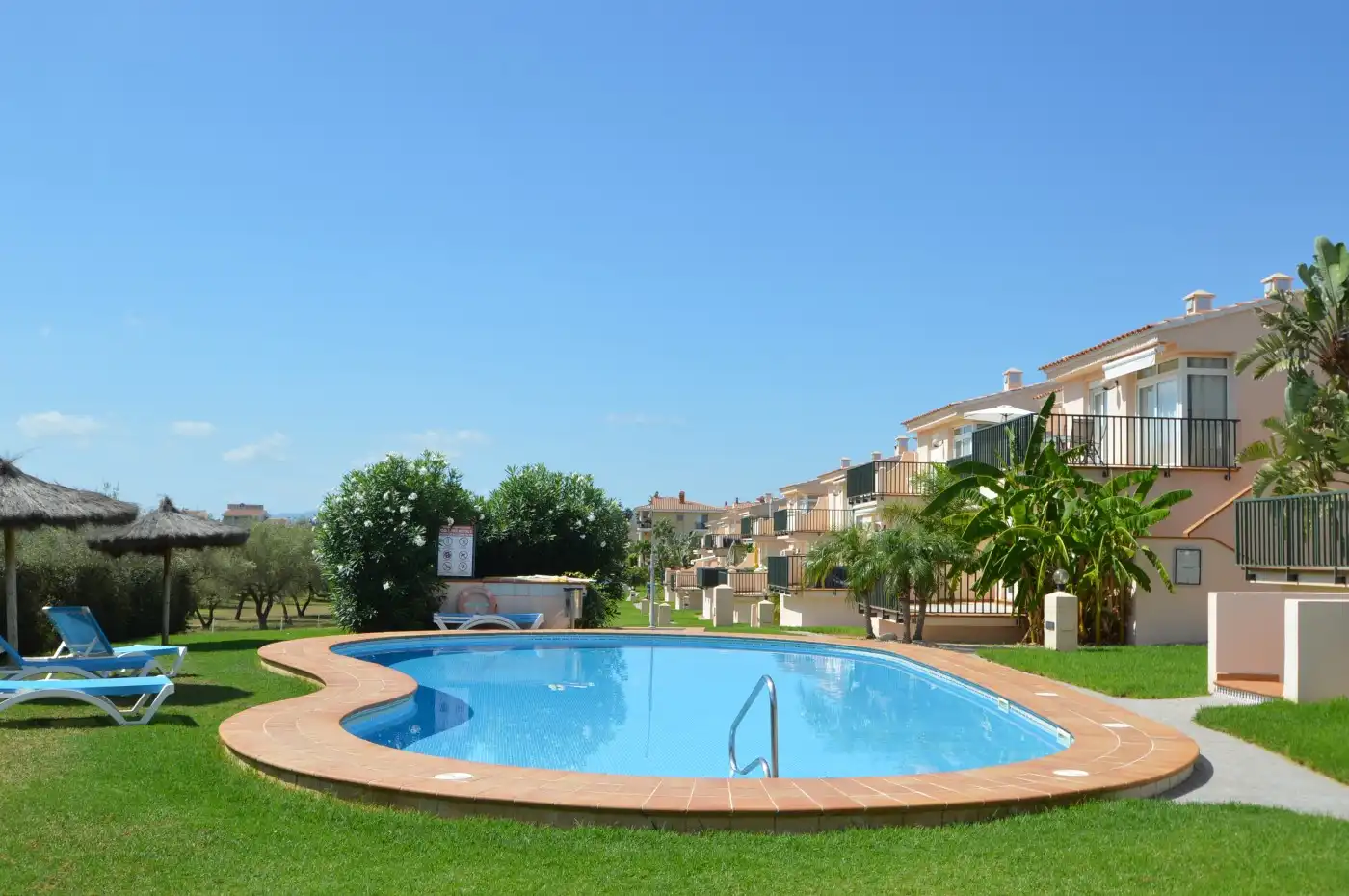 Swimming pool of Apartments for sale in San Jorge / Sant Jordi  with Air Conditioner, Heating and Terrace