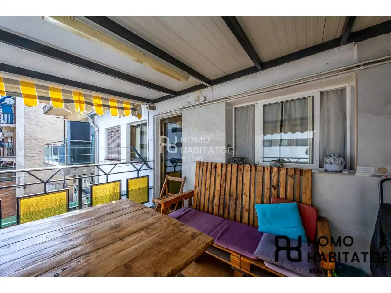 Balcony of Flat for sale in Barberà del Vallès  with Heating, Parquet flooring and Terrace
