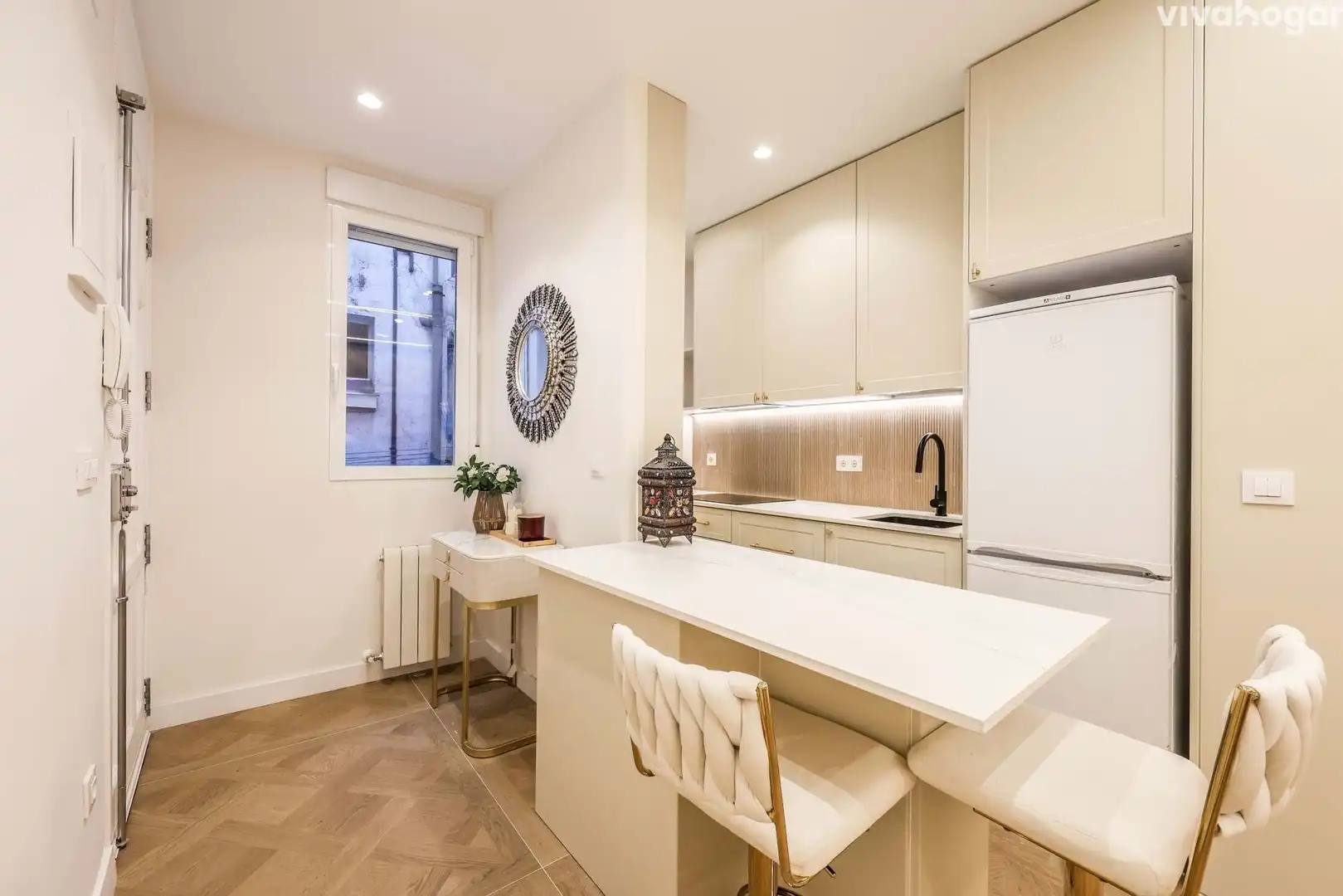 Kitchen of Flat for sale in Madrid  with Air Conditioner, Heating and Furnished