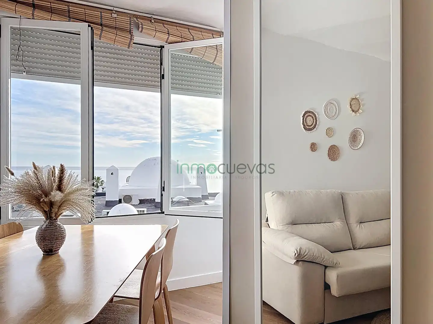 Sala de estar de Estudio en venta en Mojácar con Aire acondicionado, Jardín privado y Terraza