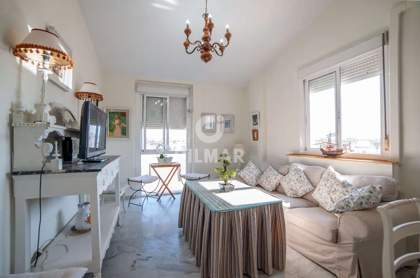 Wohnzimmer von Maisonette zur Miete in Sevilla mit Heizung und Möbliert