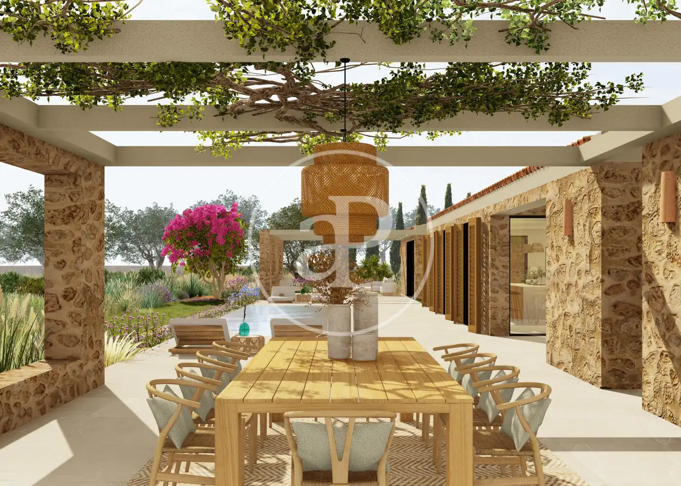 Terraza de Casa o chalet en venta en Sa Pobla con Aire acondicionado, Calefacción y Jardín privado