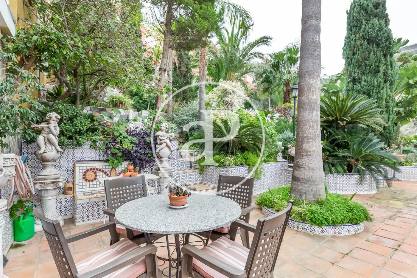 Garden of Houses for sale in Cullera  with Air Conditioner, Heating and Private garden
