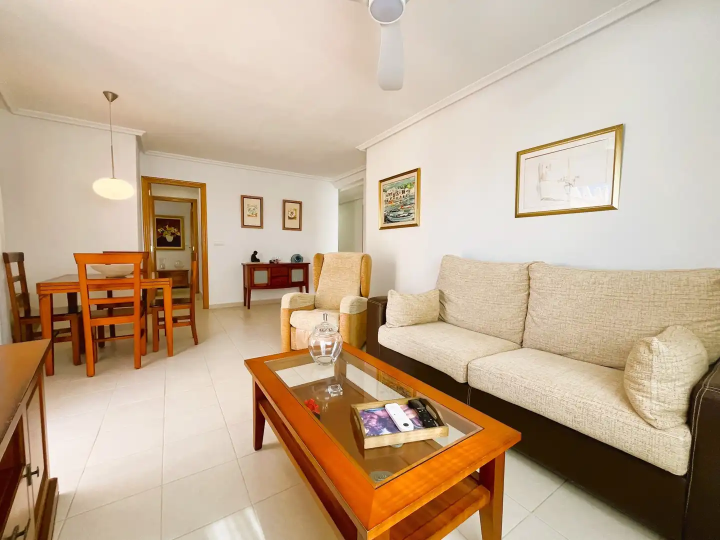 Living room of Flat for sale in Orihuela  with Furnished, Oven and Washing machine